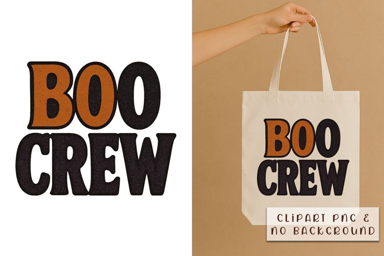 Boo Crew | Halloween PNG Phrase
