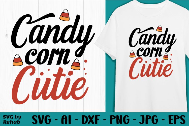 Candy Corn Cutie SVG | Halloween Cut File (2795508)
