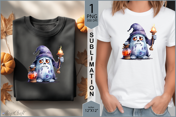 Grumpy ghost|Poison Bottle |bottle of magic halloween| ghost
