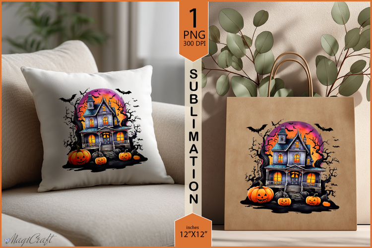 Happy Halloween house| Halloween pumpkin| haunted house png