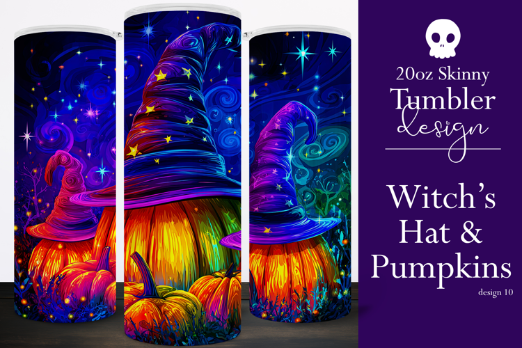 Halloween Tumbler Wrap, Sublimation Pumpkins Tumbler. t10