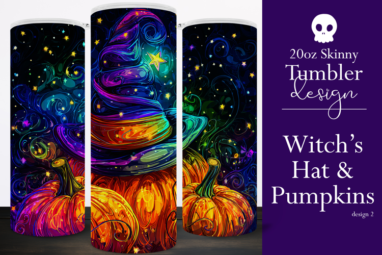 Halloween Tumbler Wrap, Sublimation Pumpkins Tumbler. t2