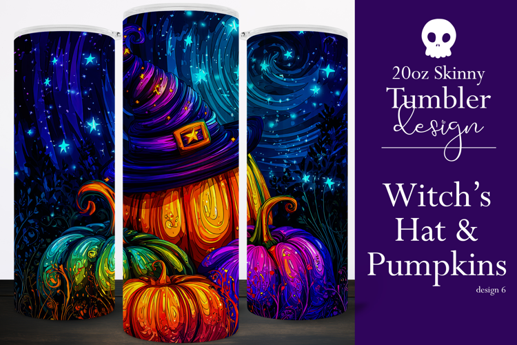Halloween Tumbler Wrap, Sublimation Pumpkins Tumbler. t6