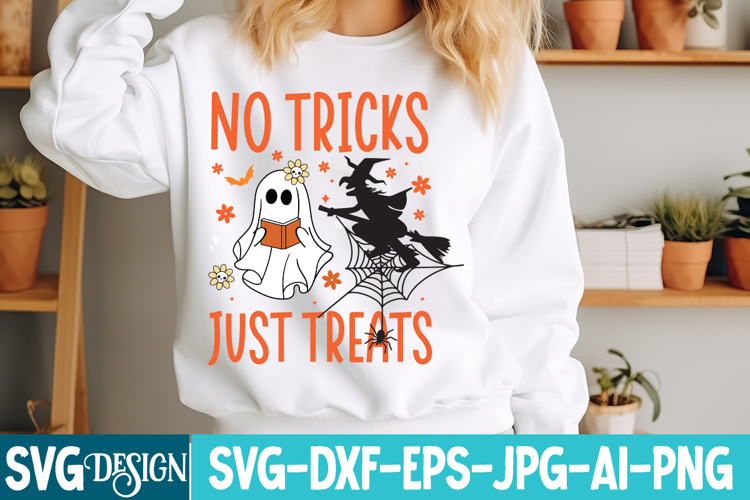 No Tricks Just Treats SVG Design,Trick or Treat SVG