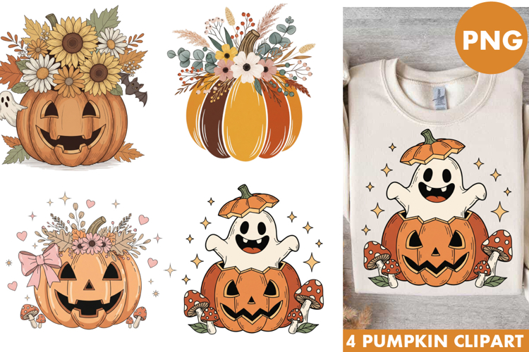 Halloween Pumpkin Design | Funny Pumpkin Vector Design