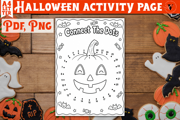 Kids Halloween Activity Page | Printable Halloween Worksheet
