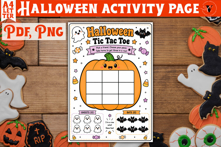 Kids Halloween Activity Page | Printable Halloween Worksheet example image 1