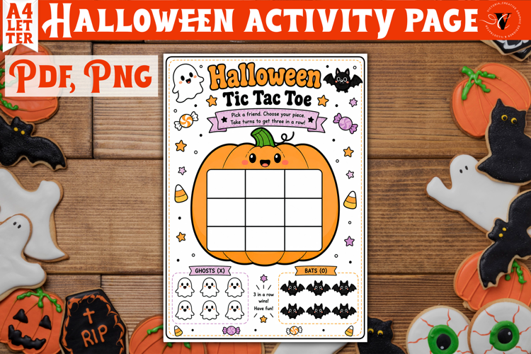 Kids Halloween Activity Page | Printable Halloween Worksheet