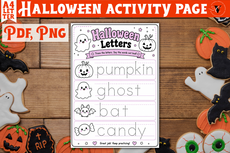 Kids Halloween Activity Page | Printable Halloween Worksheet