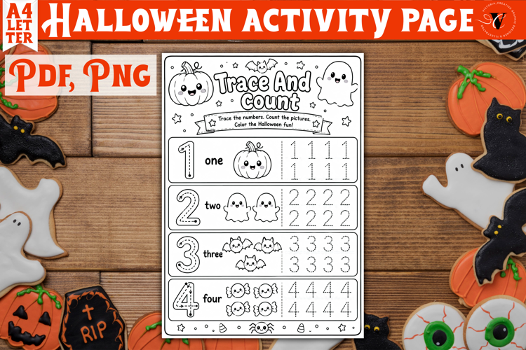 Kids Halloween Activity Page | Printable Halloween Worksheet