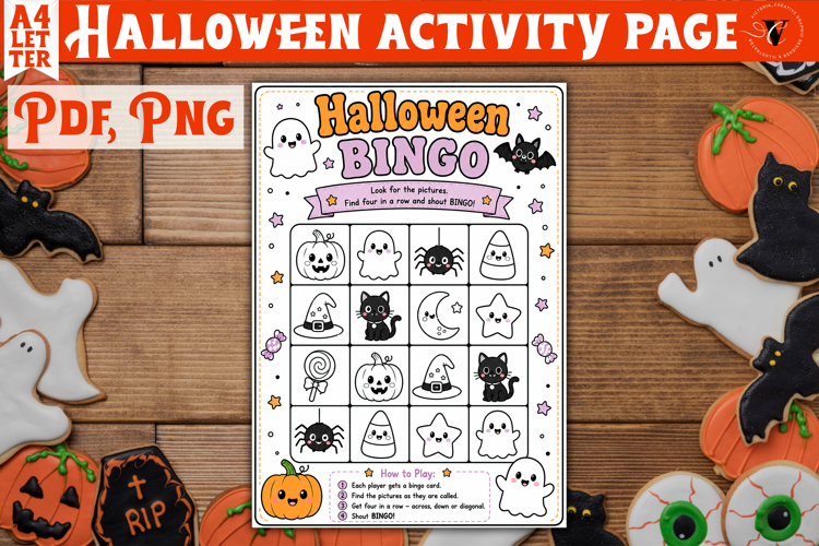 Kids Halloween Activity Page | Printable Halloween Worksheet