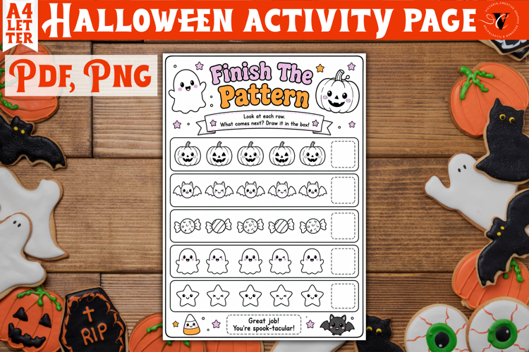Kids Halloween Activity Page | Printable Halloween Worksheet