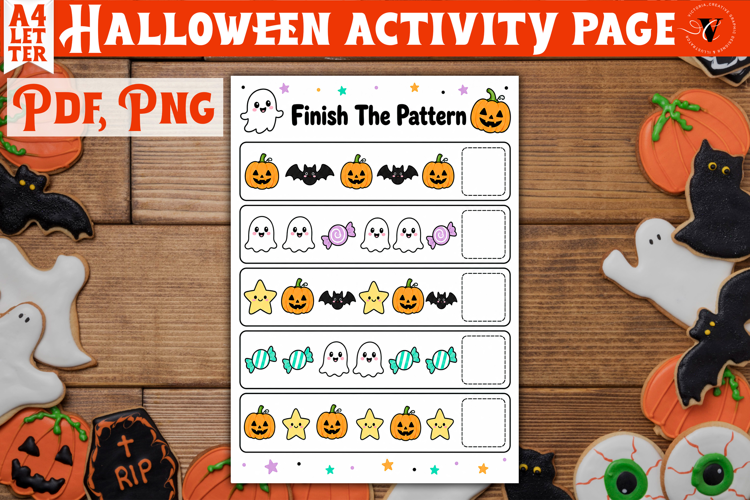Kids Halloween Activity Page | Printable Halloween Worksheet
