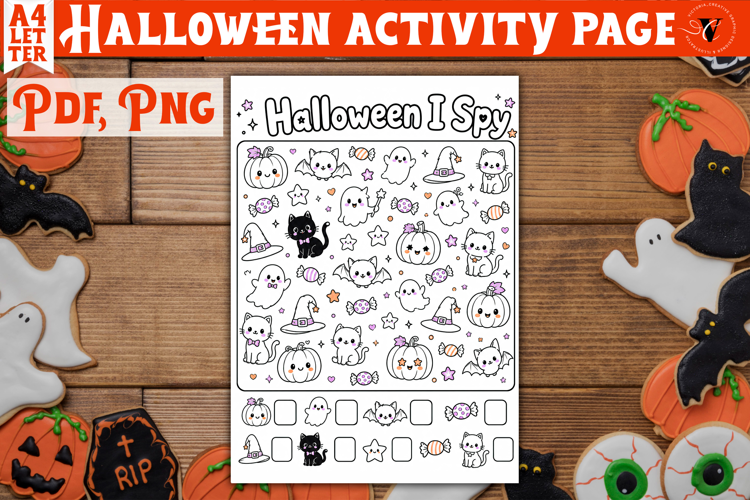 Kids Halloween Activity Page | Printable Halloween Worksheet