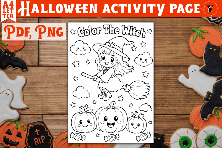 Kids Halloween Activity Page | Printable Halloween Worksheet