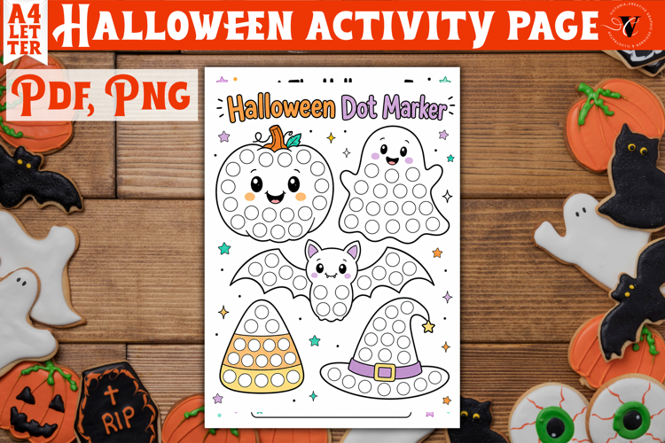Kids Halloween Activity Page | Printable Halloween Worksheet
