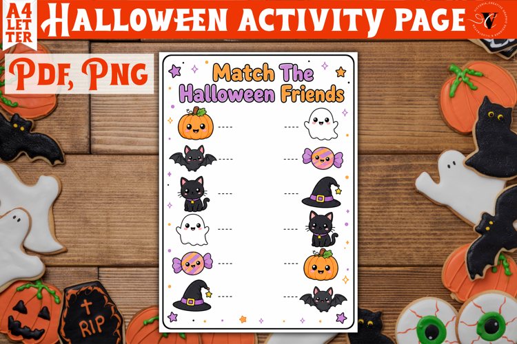 Kids Halloween Activity Page | Printable Halloween Worksheet