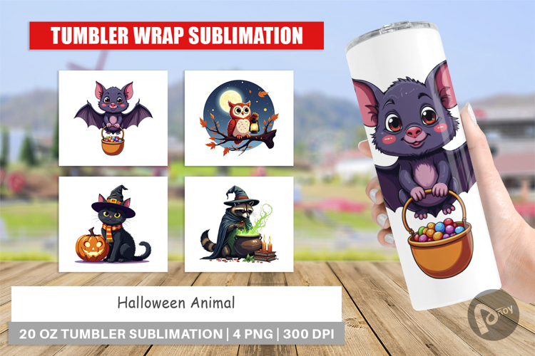 Halloween Tumbler Wrap Image 15