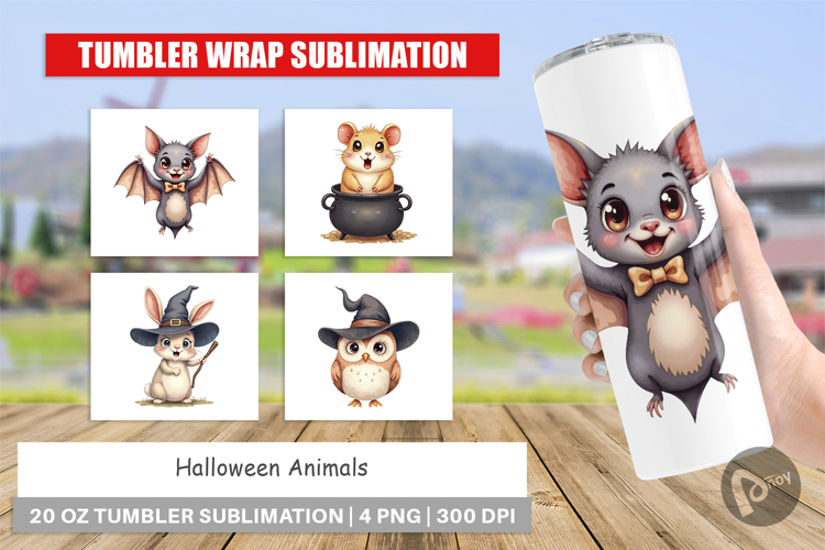 Halloween Tumbler Wrap