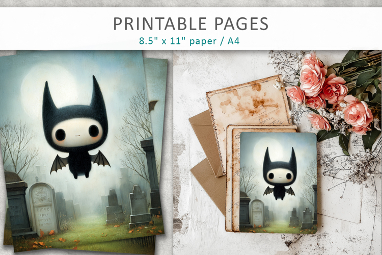 halloween printable pages, halloween scrapbook