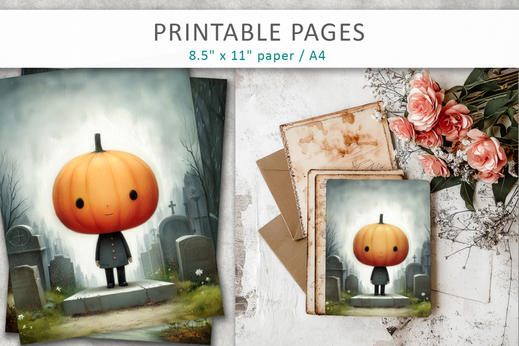 halloween printable pages, textured brush strokes