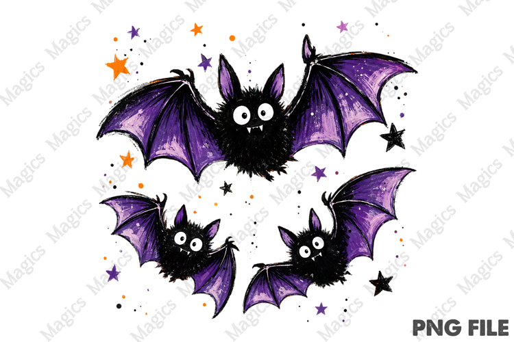 Halloween Bats Clipart Image 18