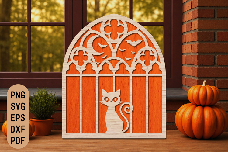 Halloween Black Cat Svg Image 7