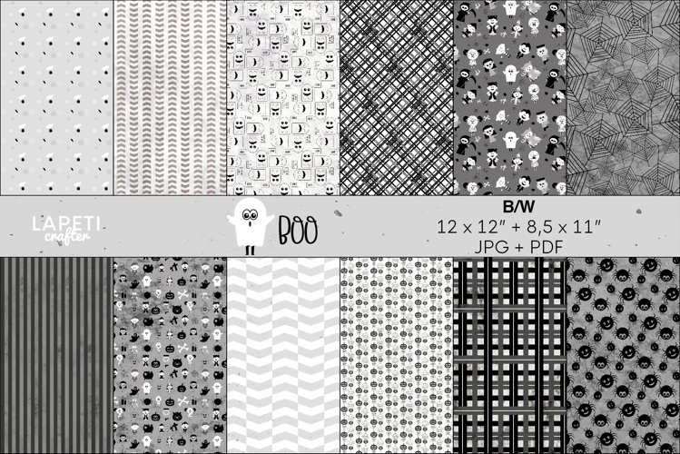 Black And White Scrapbook Paper Design Bundles