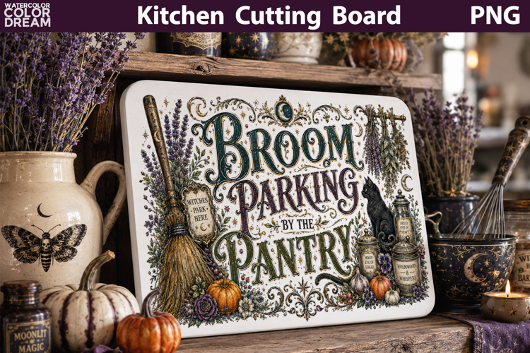 Halloween Quote Sublimation | Witch Kitchen Cutting board