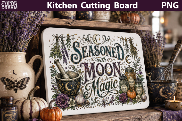 Halloween Quote Sublimation | Witch Kitchen Cutting board