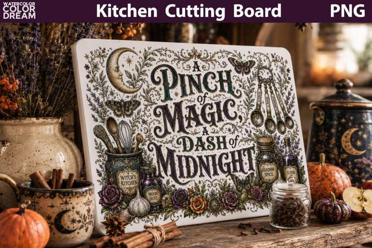 Halloween Quote Sublimation | Kitchen Cutting board