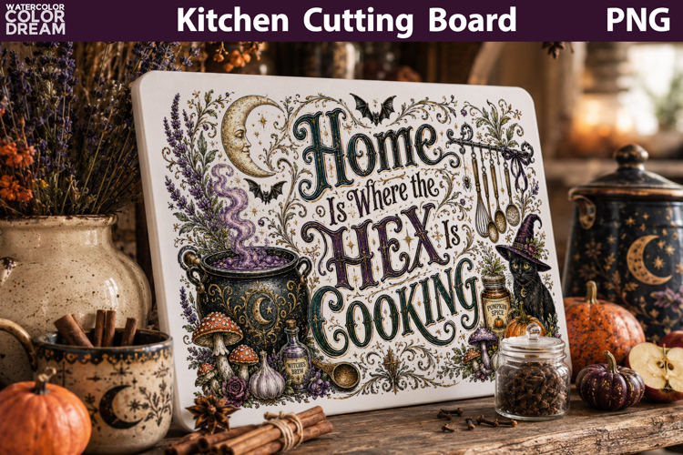Halloween Quote Sublimation | Kitchen Cutting board