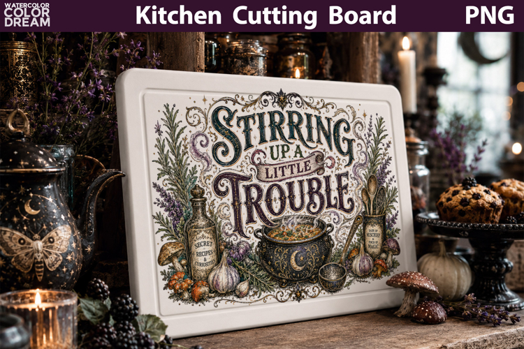 Halloween Quote Sublimation | Kitchen Cutting board