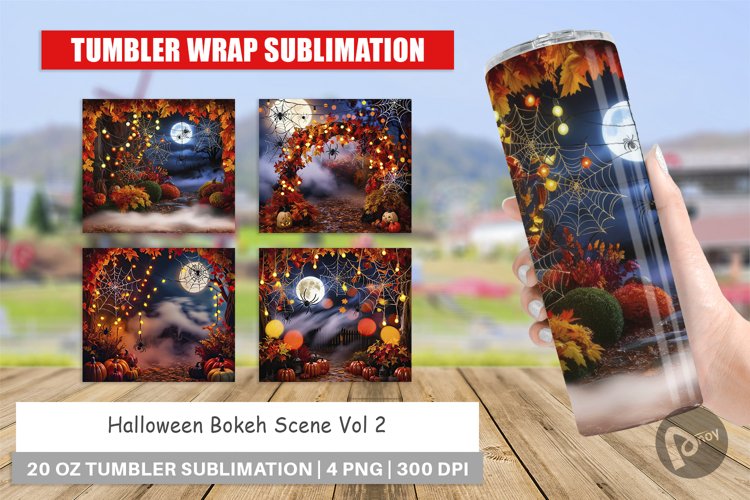 Halloween Tumbler Wrap Image 12