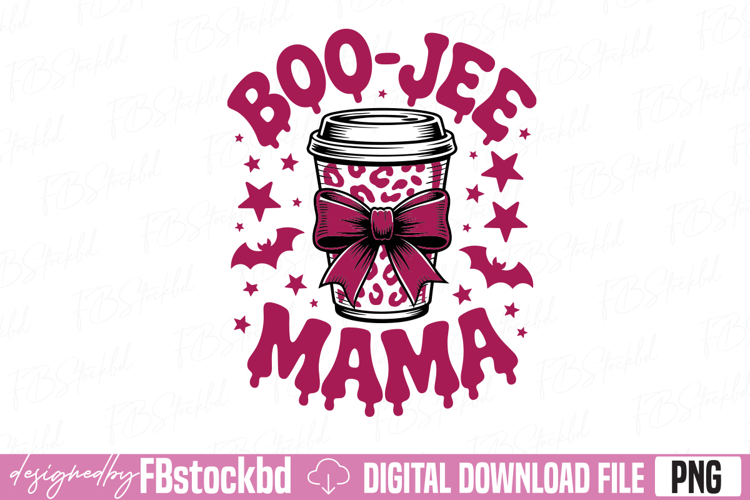 Halloween Boo Jee Mama PNG