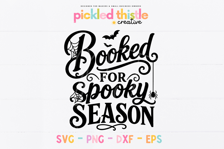 Booked for spooky season book lover svg, halloween SVG