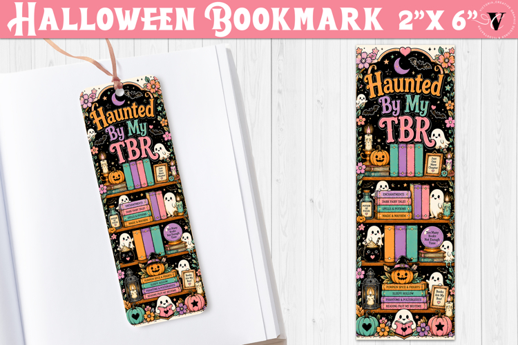 Halloween Bookmark | Spooky Bookish Bookmark, Ghost Reading