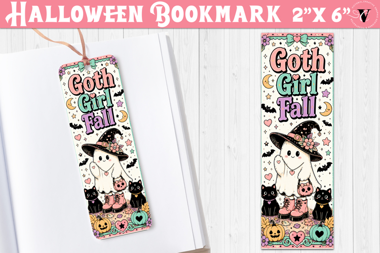 Halloween Bookmark | Spooky Bookish Bookmark, Ghost Reading