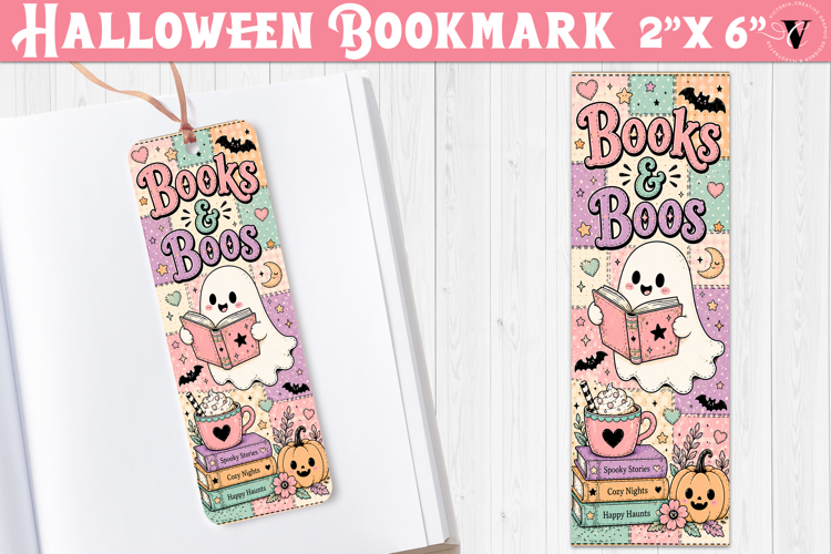 Halloween Bookmark | Spooky Bookish Bookmark, Ghost Reading
