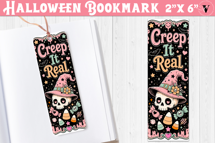 Halloween Bookmark | Spooky Bookish Bookmark, Ghost Reading