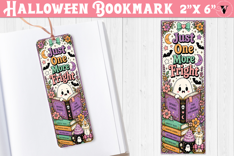 Halloween Bookmark | Spooky Bookish Bookmark, Ghost Reading