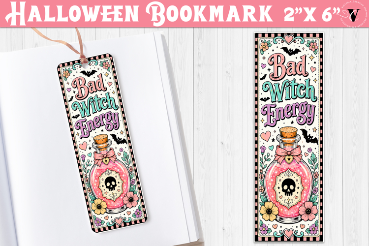 Halloween Bookmark | Spooky Bookish Bookmark, Ghost Reading