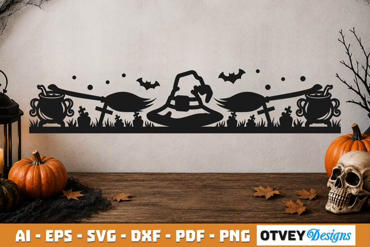 Halloween Border SVG Cut File