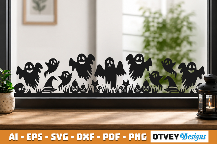 Halloween Border SVG Cut File