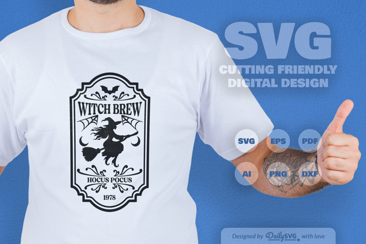 Halloween Bottle Label SVG