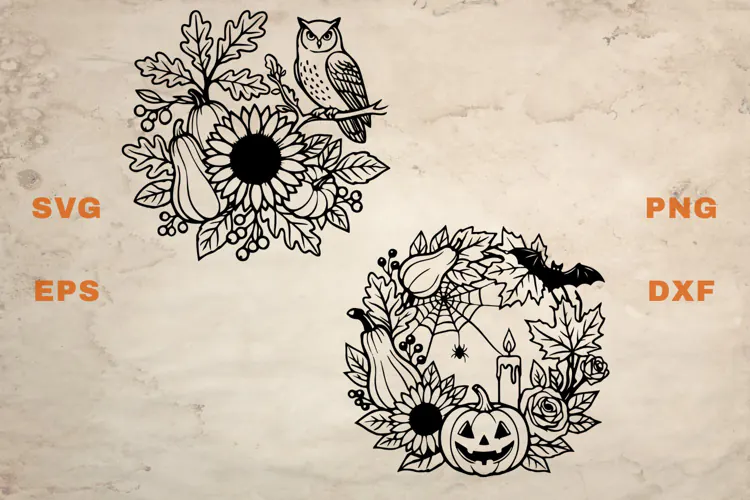 Halloween Bouquets SVG
