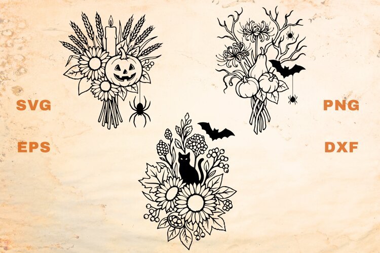 Halloween Fall Bouquets example image 1