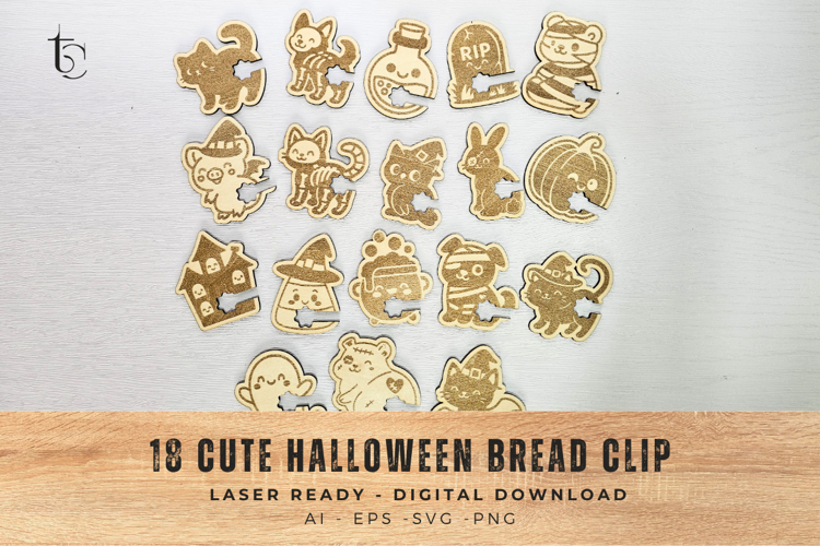 Halloween Cute Butt Bread Clip