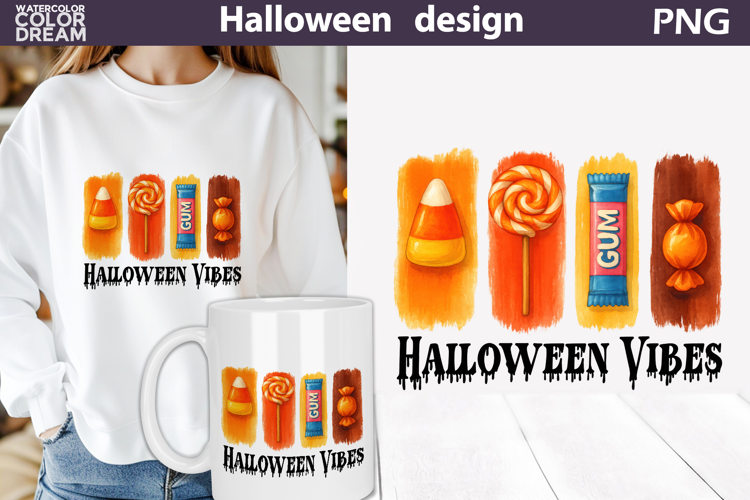 Sweet Halloween Brush Strokes | Halloween Vibes