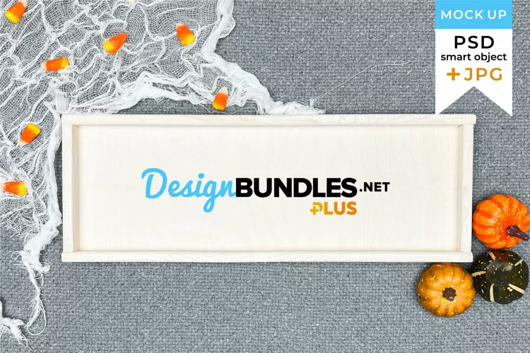 Halloween wood sign mockup | Farmhouse sign mockup Halloween